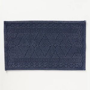 New Anthropologie Misona Stonewashed Cotton Bath Mat Runner